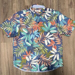 Tommy Bahama Tropical Leaf Print Shirt